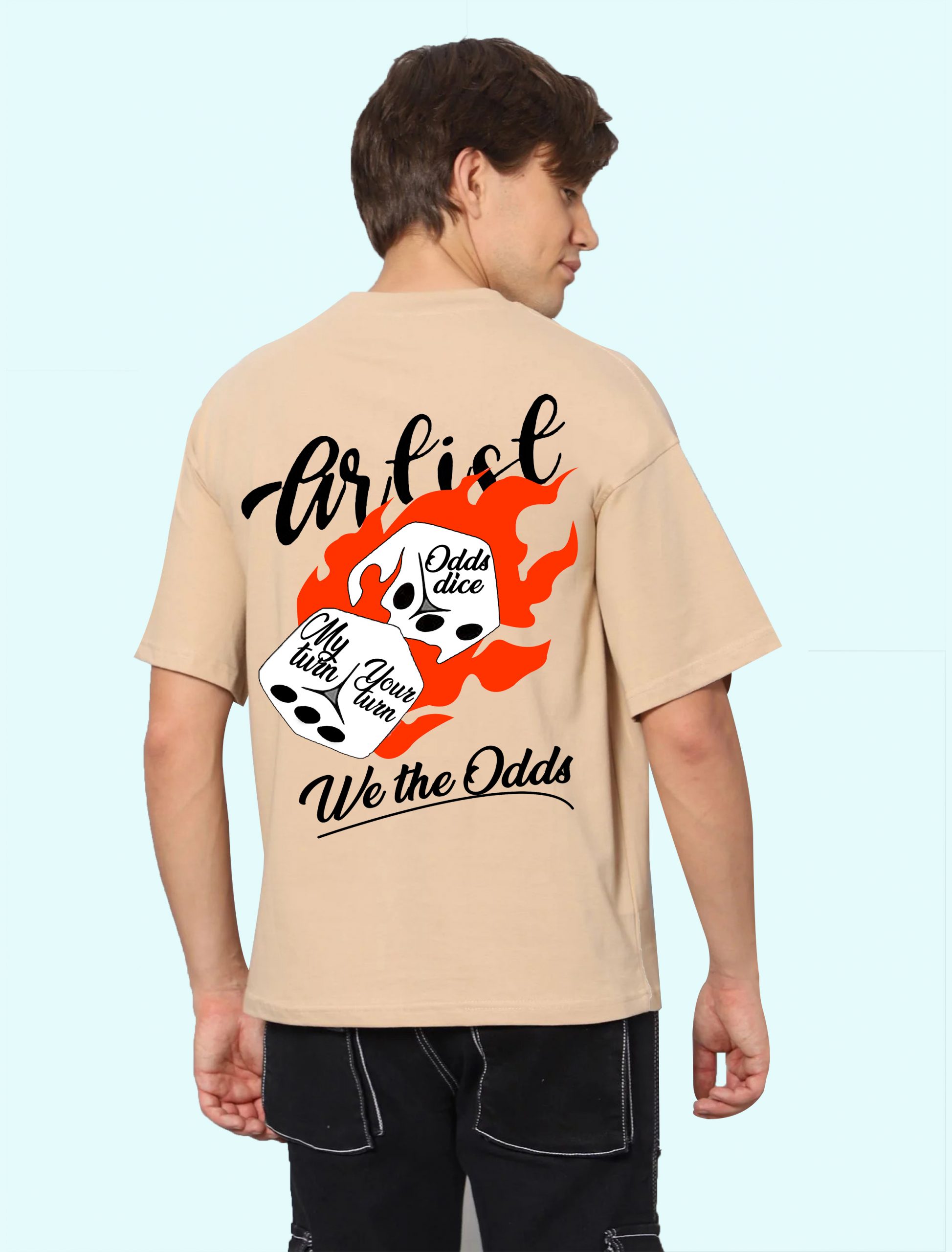 We The Odds Drop Shoulder T-Shirt - Image 3