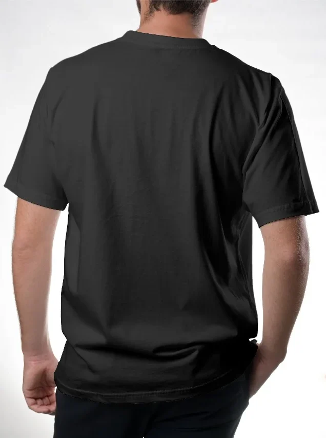 Whale Tunes – Regular Fit Black T-Shirt - Image 2